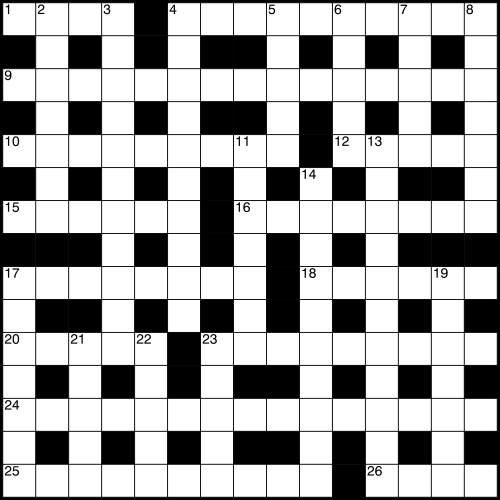 Image of a crossword grid