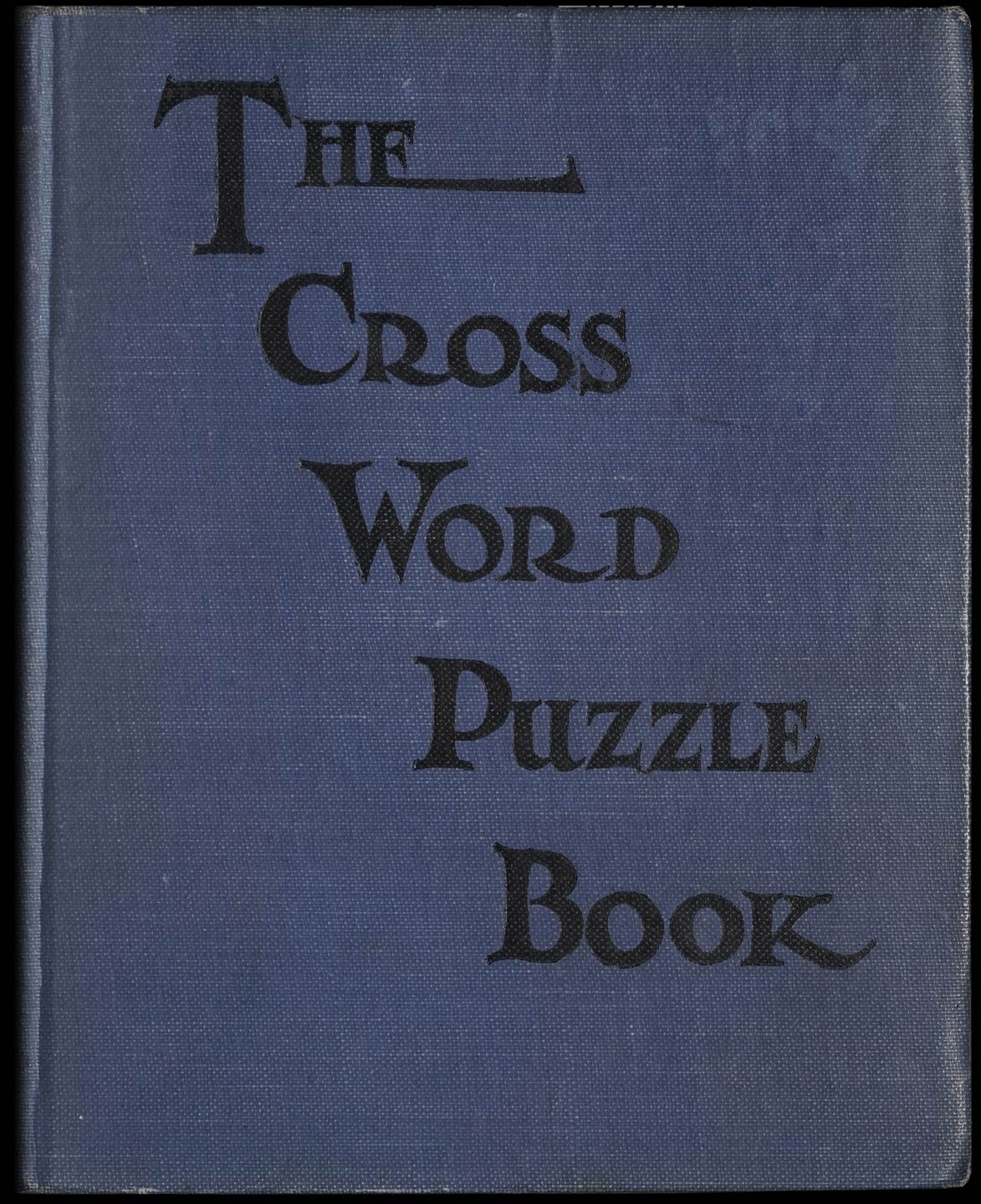 Cover of The Cross Word Puzzle Book, Simon and Schuster, 1924