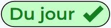 État de la barre d'outils indiquant que le jeu du jour a été résolu