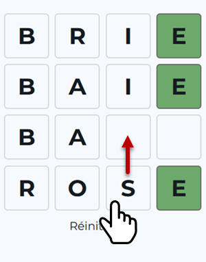Illustration of using a tile as a key