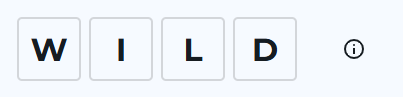 Word with info symbol