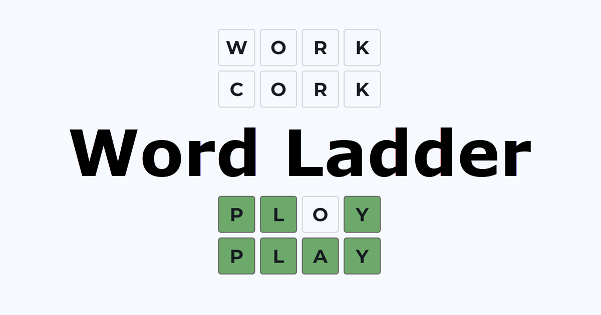 Word ladder preview image